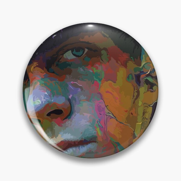 Item preview,   Oliver Tree Psychedelic Abstract Retro Portrait Art designed and sold by TauqeerArts.