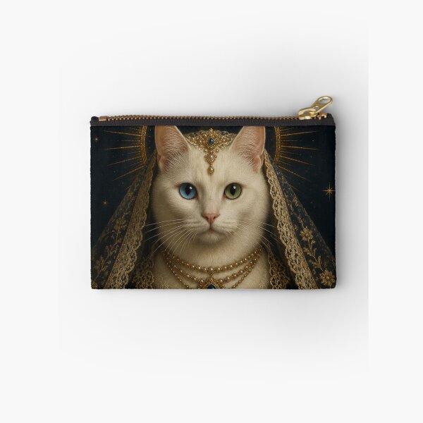 Item preview, Beautiful ornate white cat with gems and heterochromia designed and sold by *~*MagicCorner*~*.