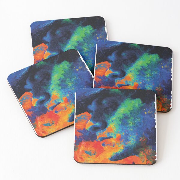 Item preview,  Oliver Tree Psychedelic Abstract Retro Portrait Art designed and sold by VYBE DARK Studio.