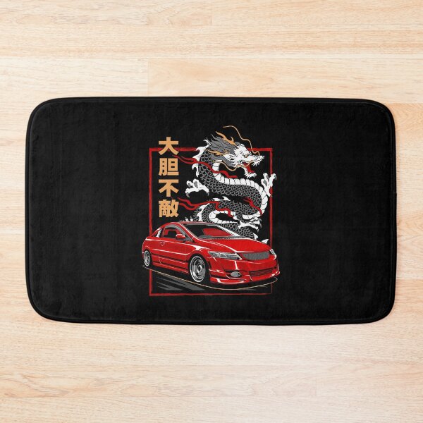 Item preview, Japanese Dragon JDM Car Kanji Street Racing Retro Anime Style designed and sold by jinajinawoodood.