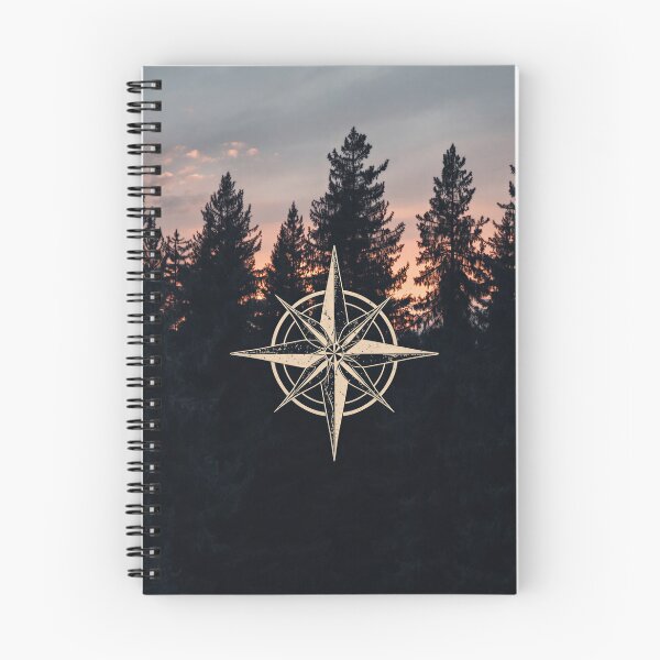 Item preview, Compass Rose Forest Sunset Adventure designed and sold by Evergreen Horizon Works.