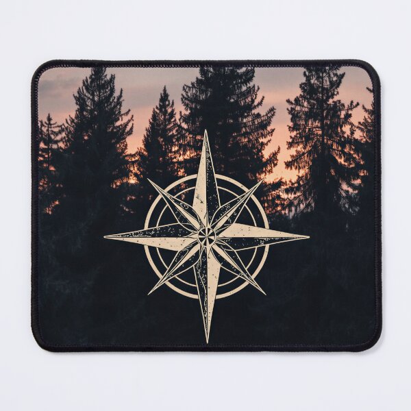 Item preview, Compass Rose Forest Sunset Adventure designed and sold by Evergreen Horizon Works.