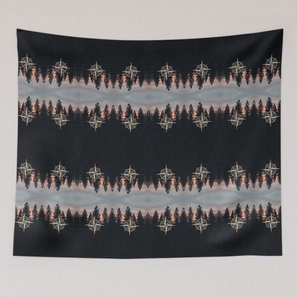 Item preview, Compass Rose Forest Sunset Adventure designed and sold by Evergreen Horizon Works.