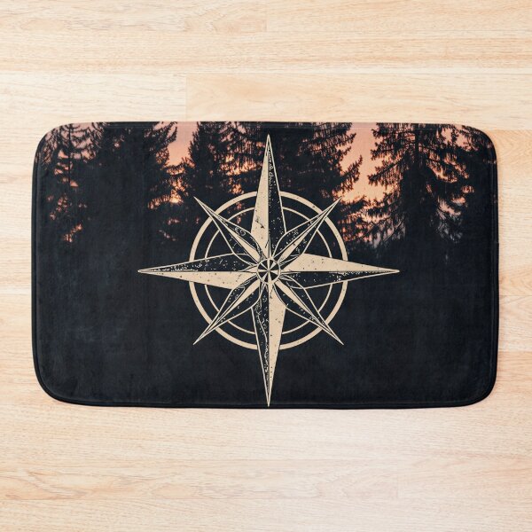 Item preview, Compass Rose Forest Sunset Adventure designed and sold by Evergreen Horizon Works.