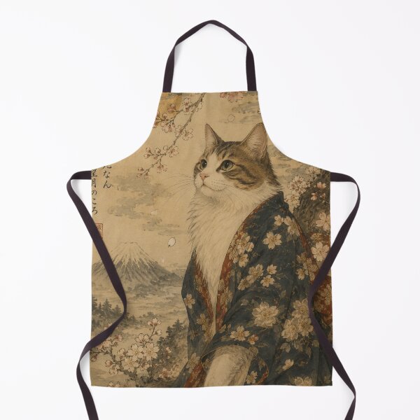 Item preview, Japanese style tabby cat with kimono designed and sold by *~*MagicCorner*~*.