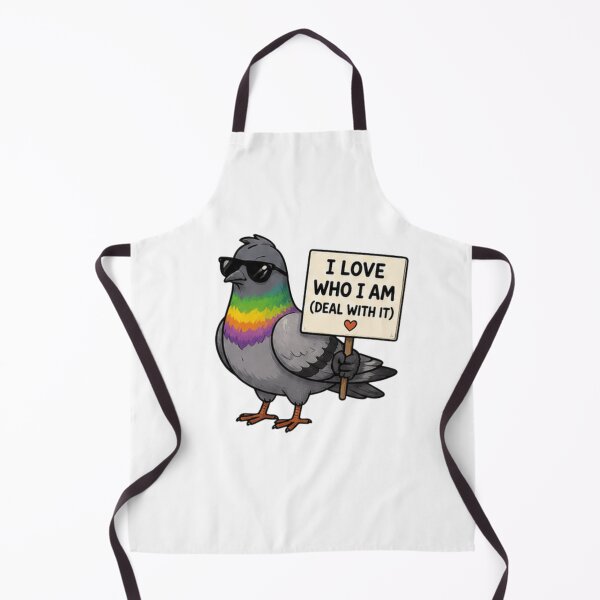 Item preview, I Love Who I Am Deal With It Pride Pigeon designed and sold by Pixanova.