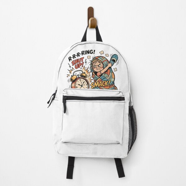 Item preview, Grumpy Morning Girl Cartoon Design designed and sold by Purrlume.
