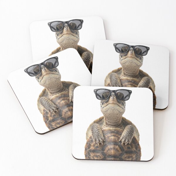 Item preview, Cute Baby Turtle Wearing Sunglasses Funny designed and sold by RareLavender.