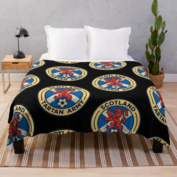 Item preview, Scotland Tartan Army Football Supporters Retro Crest designed and sold by jinajinawoodood.