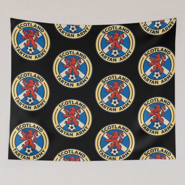 Item preview, Scotland Tartan Army Football Supporters Retro Crest designed and sold by jinajinawoodood.