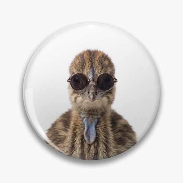 Item preview, Cute Baby Cassowary bird Wearing Sunglasses Funny designed and sold by RareLavender.