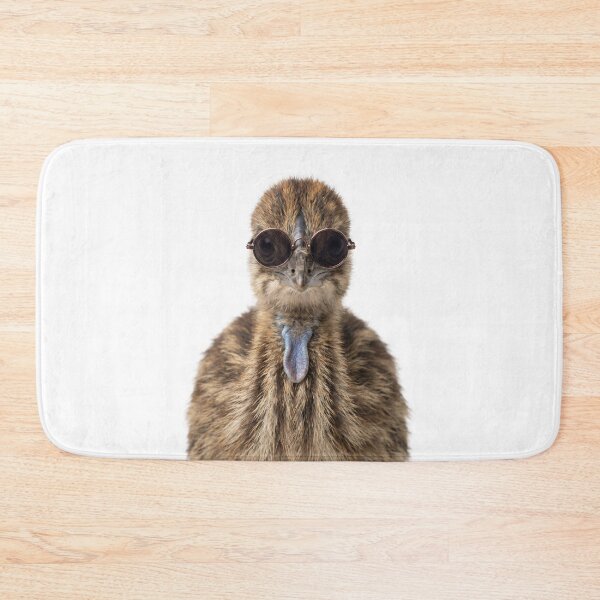 Item preview, Cute Baby Cassowary bird Wearing Sunglasses Funny designed and sold by RareLavender.