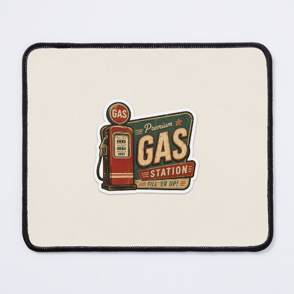Item preview, Vintage Premium Gas Station Sticker designed and sold by stiishop.
