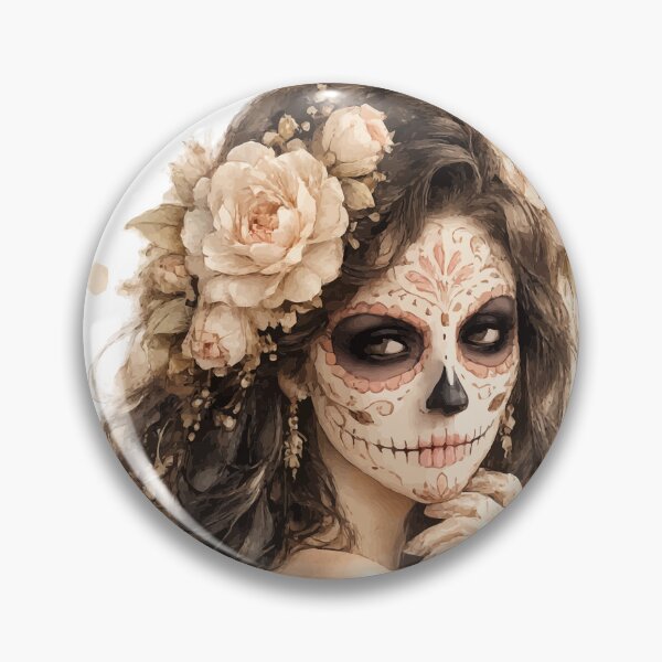 Item preview, Camellia Duchess / La Catrina Collection designed and sold by ValentynaTyshenkoArt.
