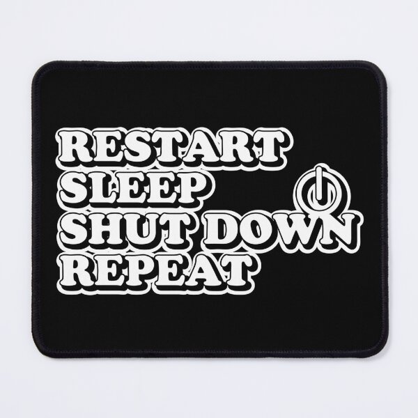 Item preview, Copy of Restart Sleep Shut Down Repeat designed and sold by helenacooper.