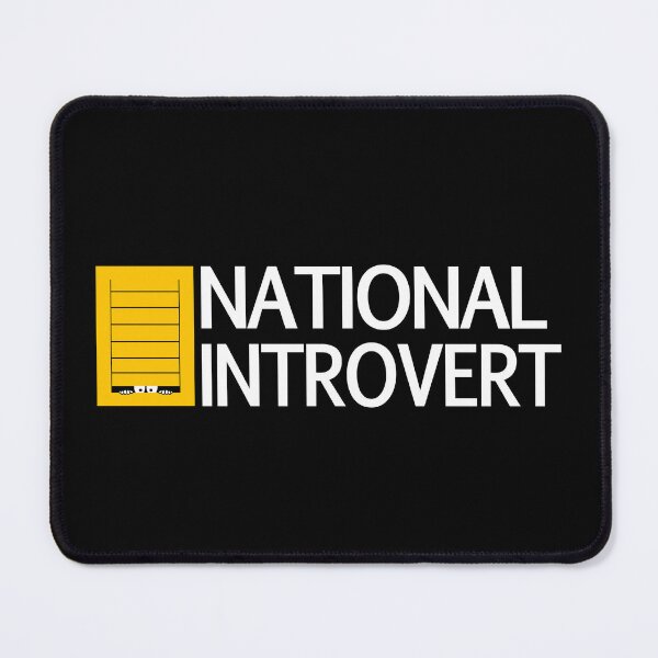 Item preview, National introvert - Funny magazine parody designed and sold by aStro678.
