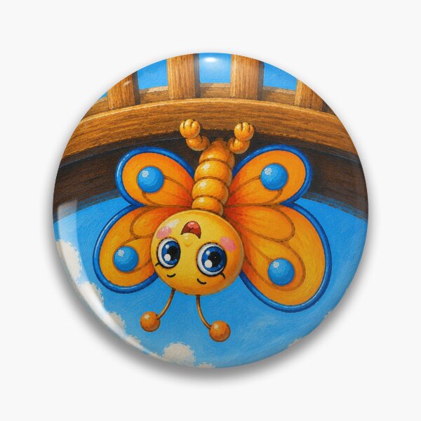 Item preview, Ollie Flutterby hiding under Flutterby bridge designed and sold by Nita Lesley Creates.