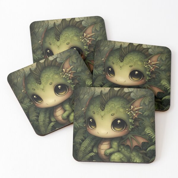 Item preview, Fern Guardian Dragon designed and sold by InkAndGloom.