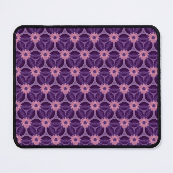 Item preview, Purple Floral Geometric Mandala Pattern Art designed and sold by IntelliMindDesigns.
