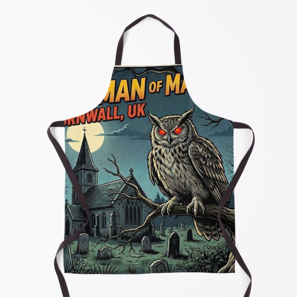 Item preview, The Owlman of Mawnan Cornwall Cryptid | Horror Comic Design designed and sold by redsharkuk.