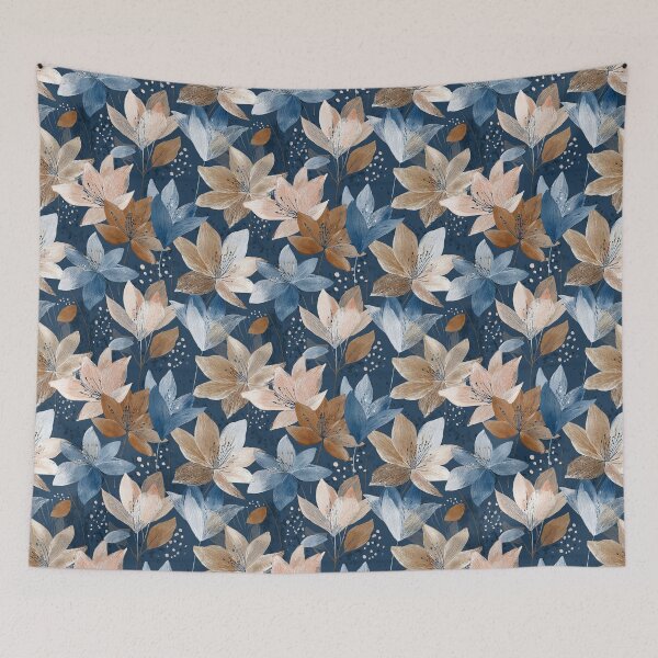 Item preview, Artistic Amaryllis Print - Tropical Flower Pattern   - Valentine Gifts For wife designed and sold by RoyalStarsPatts.