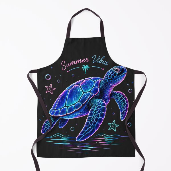 Item preview, Retro Neon Sea Turtle Summer Vibes designed and sold by legendaryskins.