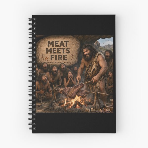 Item preview, MEAT MEETS FIRE designed and sold by BabaSoti.