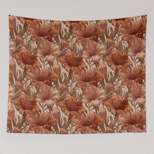 Item preview, Elegant Amaryllis Print  - Flower Bouquet Pattern   - Valentine Gifts For women designed and sold by RoyalStarsPatts.