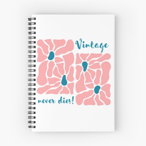 Item preview, "Vintage never dies" Floral Retro Design designed and sold by MarrysLifestyle.