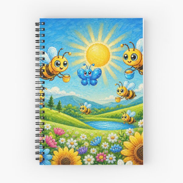 Item preview, Benny Flutterby and Bees collecting nectar designed and sold by Nita Lesley Creates.