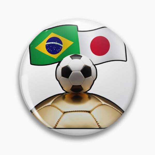 Item preview, Brazil vs Japan 2026 Retro Soccer Poster | Vintage World Cup Match Art designed and sold by Nexus Space.