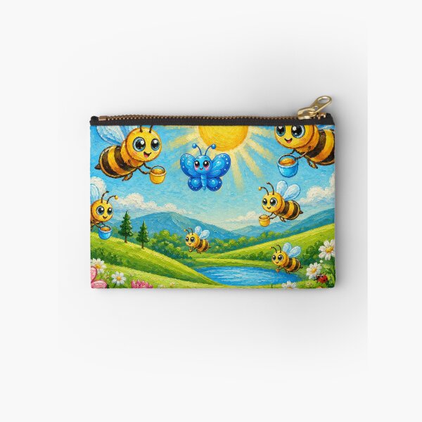 Item preview, Benny Flutterby and Bees collecting nectar designed and sold by Nita Lesley Creates.