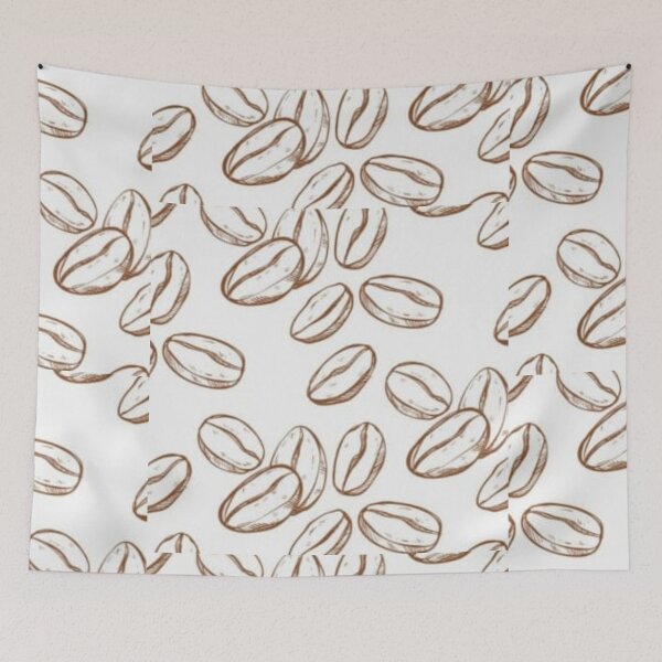 Item preview, Copy of Minimalist Coffee Bean Line Art Sketch Seamless Pattern designed and sold by AMS.