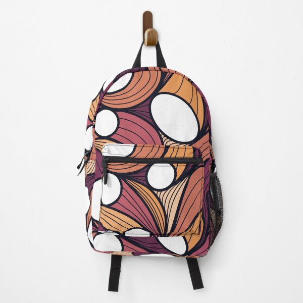 Item preview, Retro Abstract Waves with White Circles designed and sold by kaneleefordart.