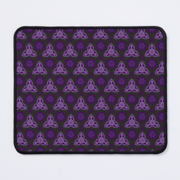 Item preview, Deep Purple Geometric Mandala Seamless Pattern designed and sold by IntelliMindDesigns.