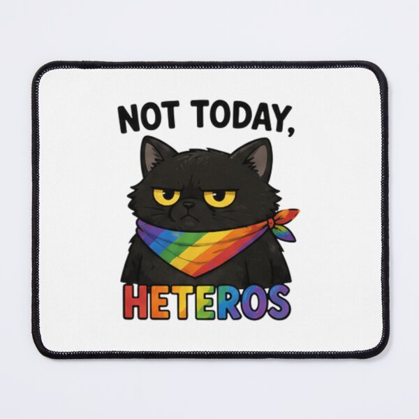 Item preview, Not Today, Heteros Grumpy Cat Pride designed and sold by Pixanova.