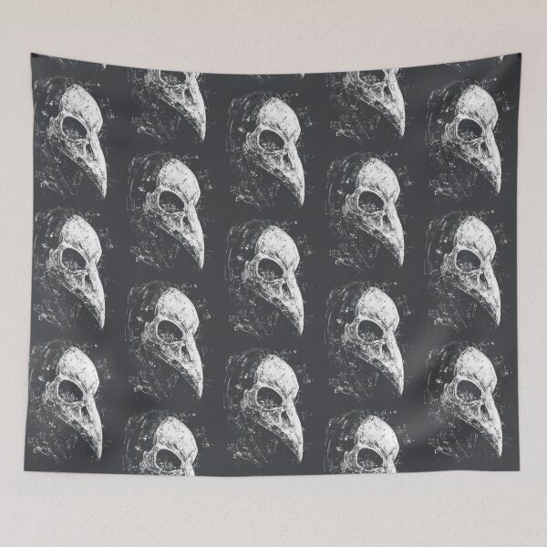 Item preview, Grimdark Plague Doctor Ink Illustration designed and sold by drTerrens.