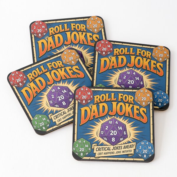 Item preview, Roll For Dad Jokes Gamer Dad designed and sold by Corbzart.