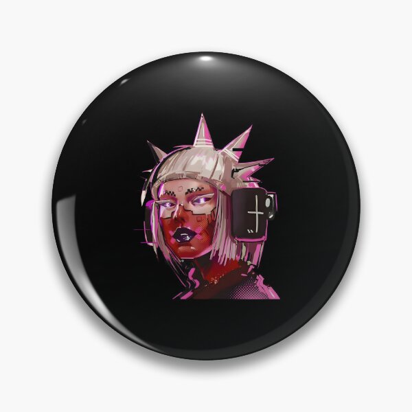 Item preview, Cyberpunk Girl With Headphones Neon Glitch Synthwave Anime designed and sold by jinajinawoodood.