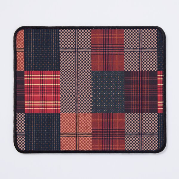 Artikelvorschau, Vintage Patchwork-Karo- und Punktmuster entworfen und verkauft von MoodLay.