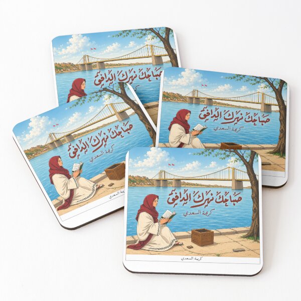 Item preview, Baghdad Between Two Rivers – Arabic Calligraphy Art designed and sold by LumivaraGallery.