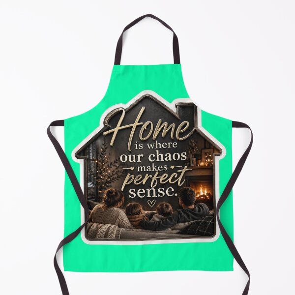 Item preview, Home Is Where Our Chaos Makes Perfect Sense - Cozy Family Sticker designed and sold by Scro-Ciob-Shop.