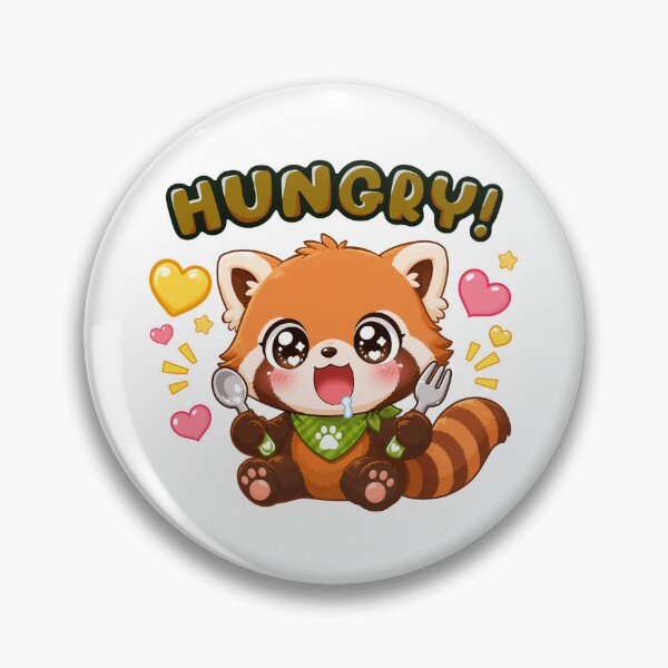 Item preview, Hungry Red Panda Animal Clipart designed and sold by KJackArtwork.