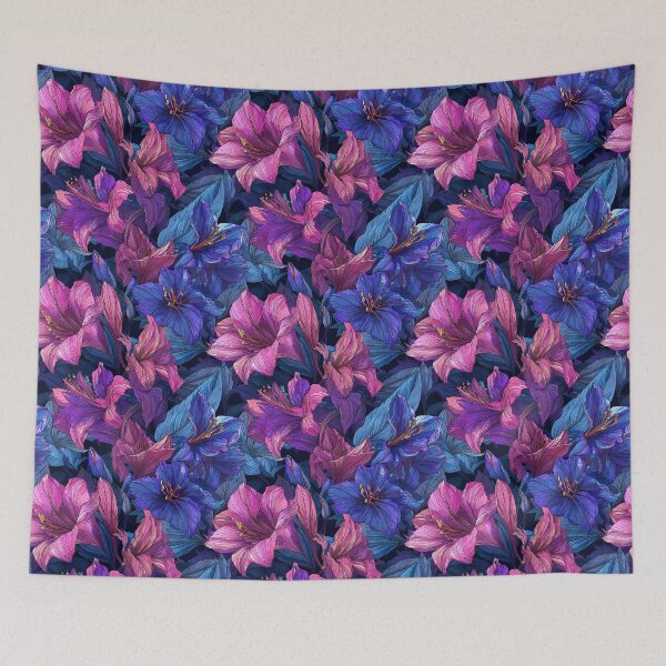 Item preview, Cute Amaryllis Floral  - Botanical Garden Pattern   - Wedding Gift Ideas designed and sold by RoyalStarsPatts.