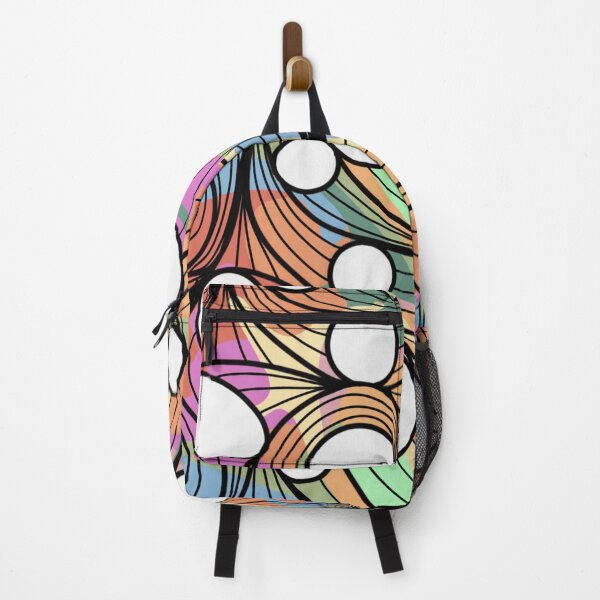 Item preview, Colorful Psychedelic Waves and Retro Circles designed and sold by kaneleefordart.