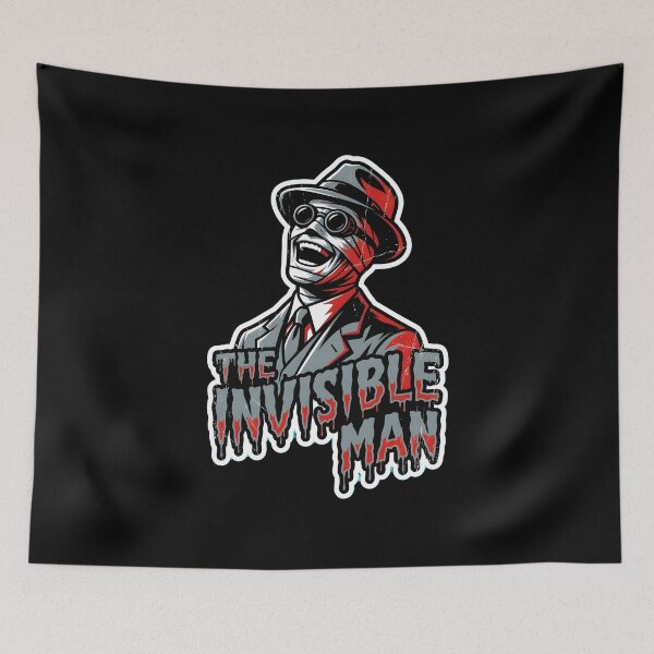 Item preview, Vintage 1930s The Invisible Man Classic Horror Movie Graphic designed and sold by EKHOAISTORE.