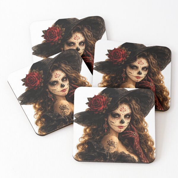 Item preview, Midnight Velvet Duchess / La Catrina Collection designed and sold by ValentynaTyshenkoArt.