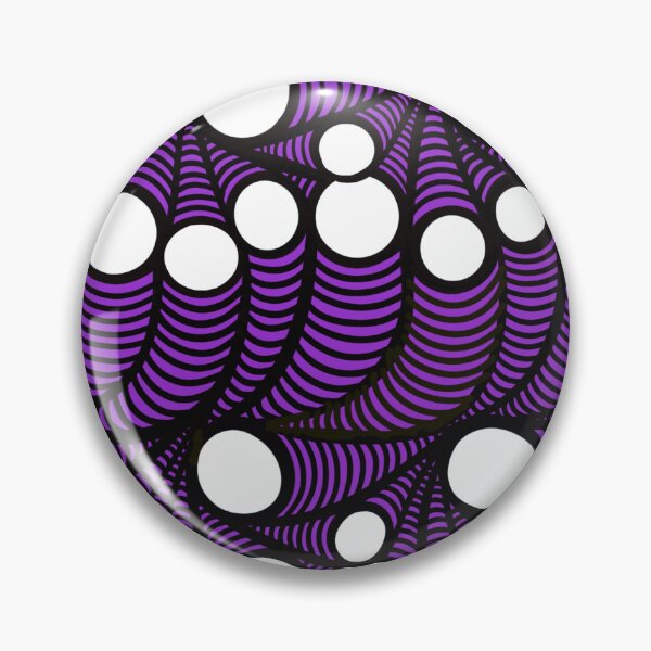 Item preview, Psychedelic Purple and Black Ribbed Waves  designed and sold by kaneleefordart.