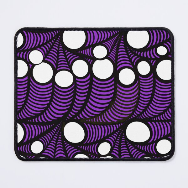 Item preview, Psychedelic Purple and Black Ribbed Waves  designed and sold by kaneleefordart.