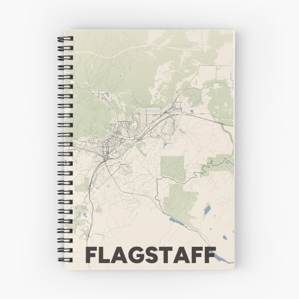 Item preview, Flagstaff Map designed and sold by MapsNerd.